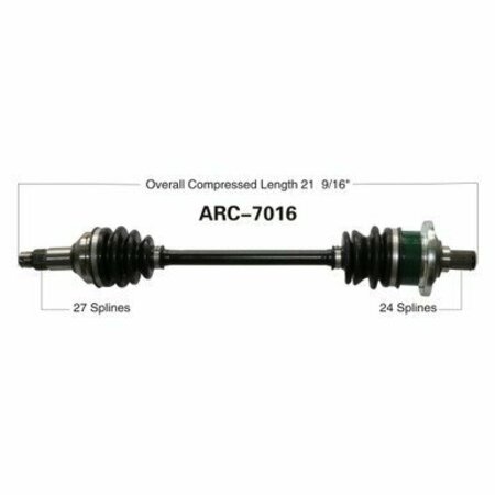 WIDE OPEN OE Replacement CV Axle ARCTIC FRONT RIGHT 400TRV/450/500/550/650/70 ARC-7016